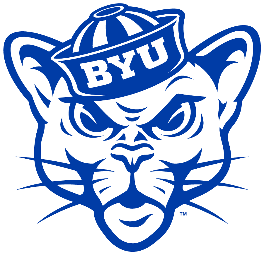 Brigham Young Cougars 2016-Pres Secondary Logo v3 diy DTF decal sticker